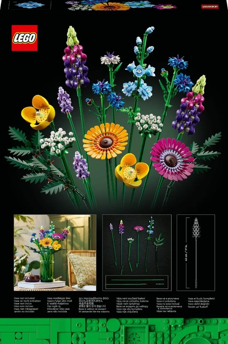 LEGO Icons, Bukiet z polnych kwiatów, 10313