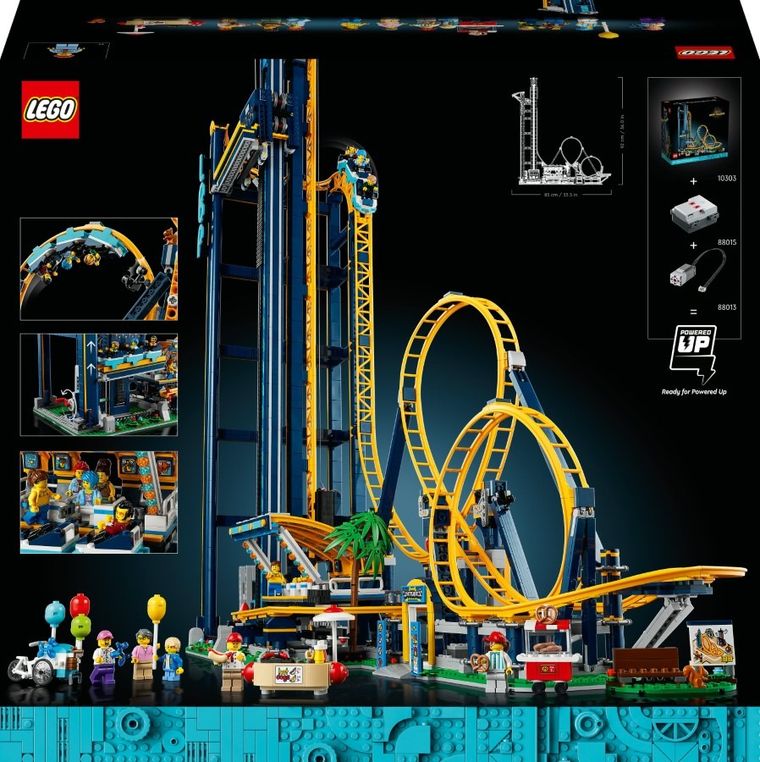 LEGO Icons, Kolejka górska z pętlami, 10303