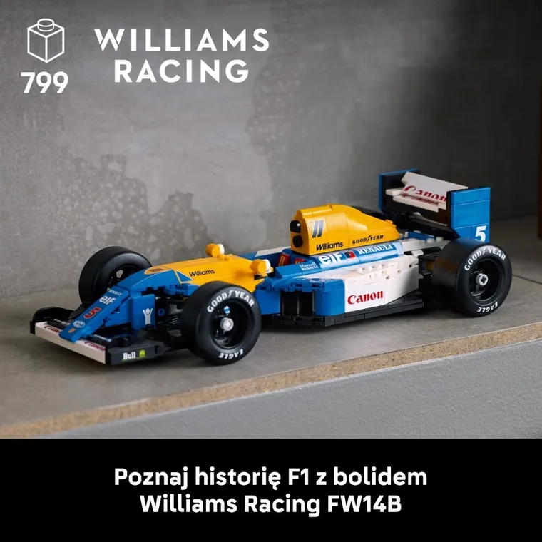 LEGO Icons, Williams Racing FW14B i Nigel Mansell, 10353