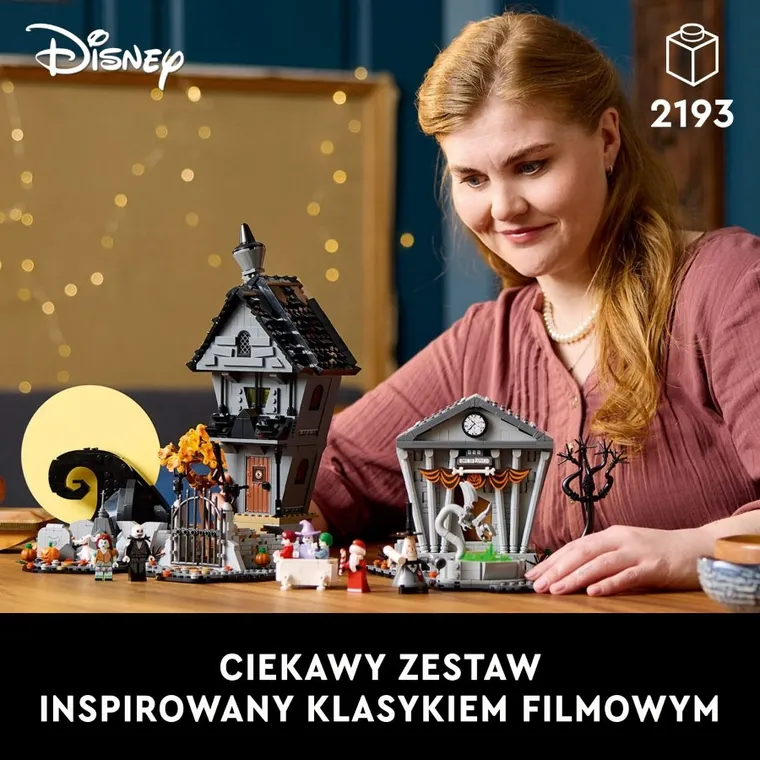 LEGO Ideas, Disney: Miasteczko Halloween Tima Burtona, 21351