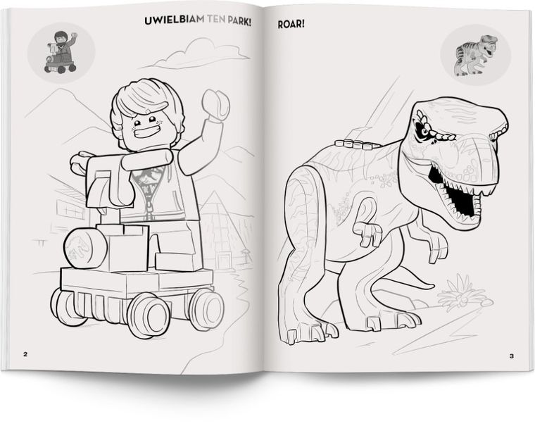 LEGO Jurassic World. Kolorowanka z naklejkami