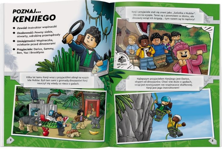 LEGO Jurassic World. Raptory uciekają