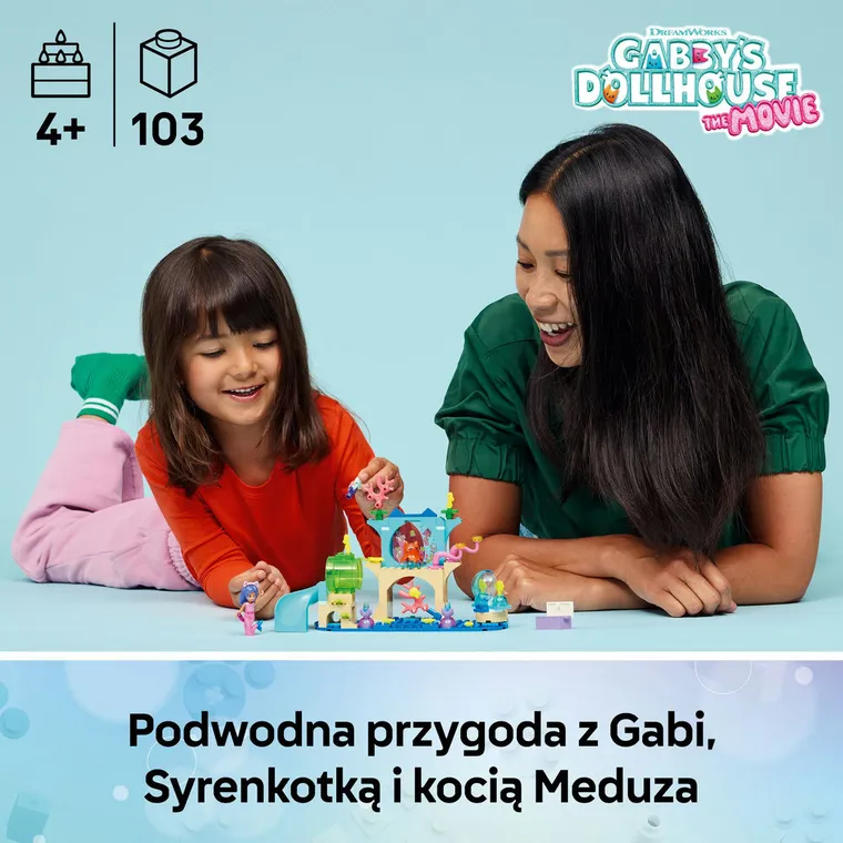 LEGO Koci domek Gabi, Podwodna przygoda syrenki Gabi, 11204