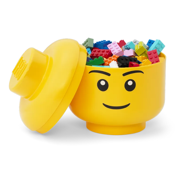 LEGO, mała głowa, chłopiec, pojemnik do przechowywania, rozmiar S, 2l
