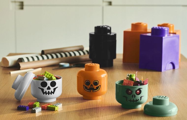 LEGO, mała głowa, pumpkin, pojemnik do przechowywania, rozmiar XS, 0,36l