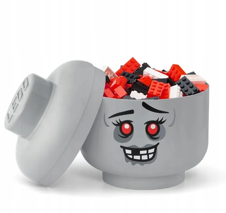 LEGO, mała głowa, zombie, pojemnik do przechowywania, rozmiar XS, 0,36l