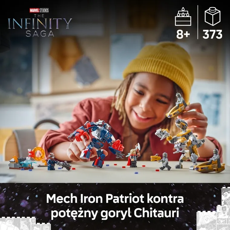 LEGO Marvel, Avengers: Koniec gry Thor kontra Chitauri, 76322