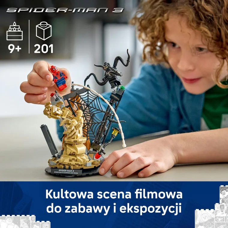 LEGO Marvel, Epicka bitwa: Spider-Man kontra Sandman, 76334