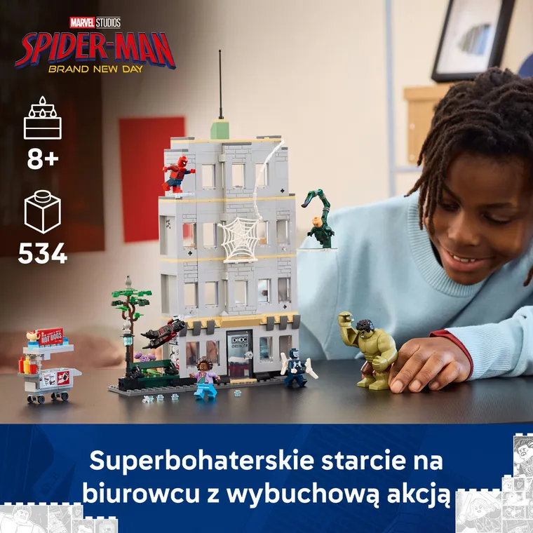 LEGO Marvel, Epickie starcie: Spider-Man kontra Hulk, 76350