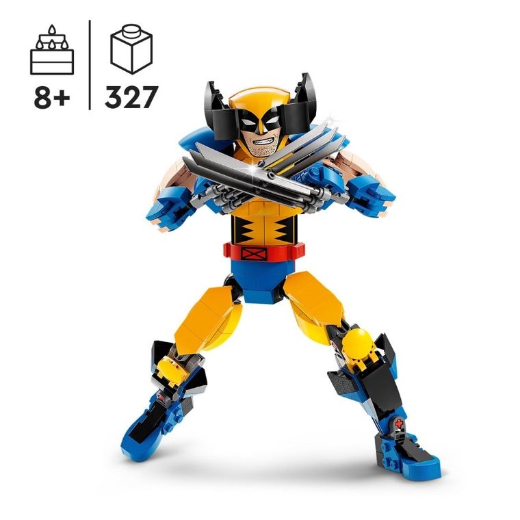 LEGO Marvel, Figurka Wolverine’a do zbudowania, 76257