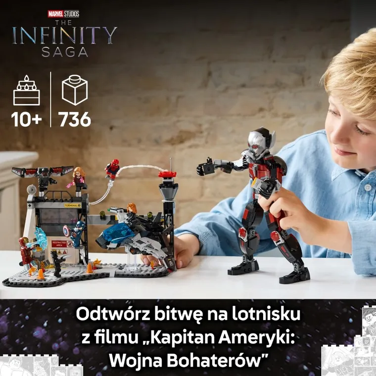 LEGO Marvel, Kapitan Ameryka: Wojna bohaterów - bitwa, 76314