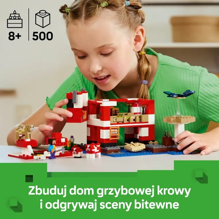 LEGO Minecraft, Dom grzybowej krowy, 21270