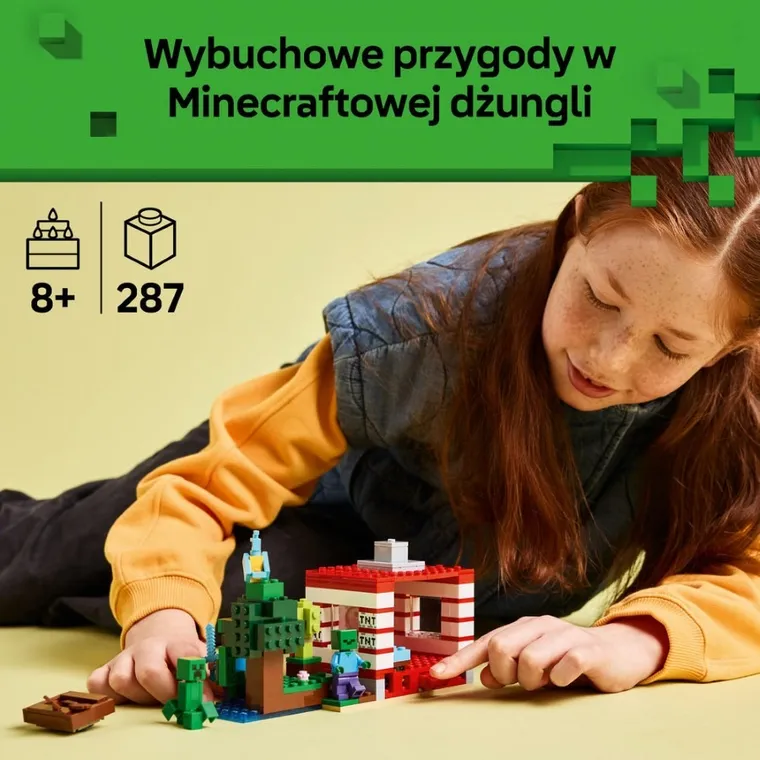 LEGO Minecraft, Dom TNT w dżungli, 21275