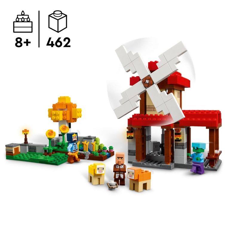 LEGO Minecraft, Farma z wiatrakiem, 21262