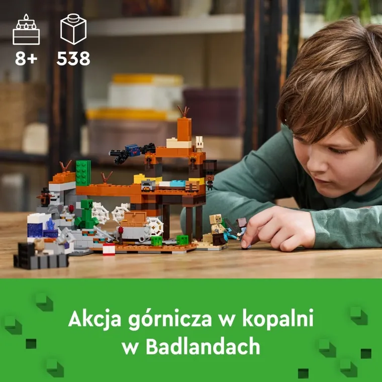 LEGO Minecraft, Kopalnia w Badlandach, 21263