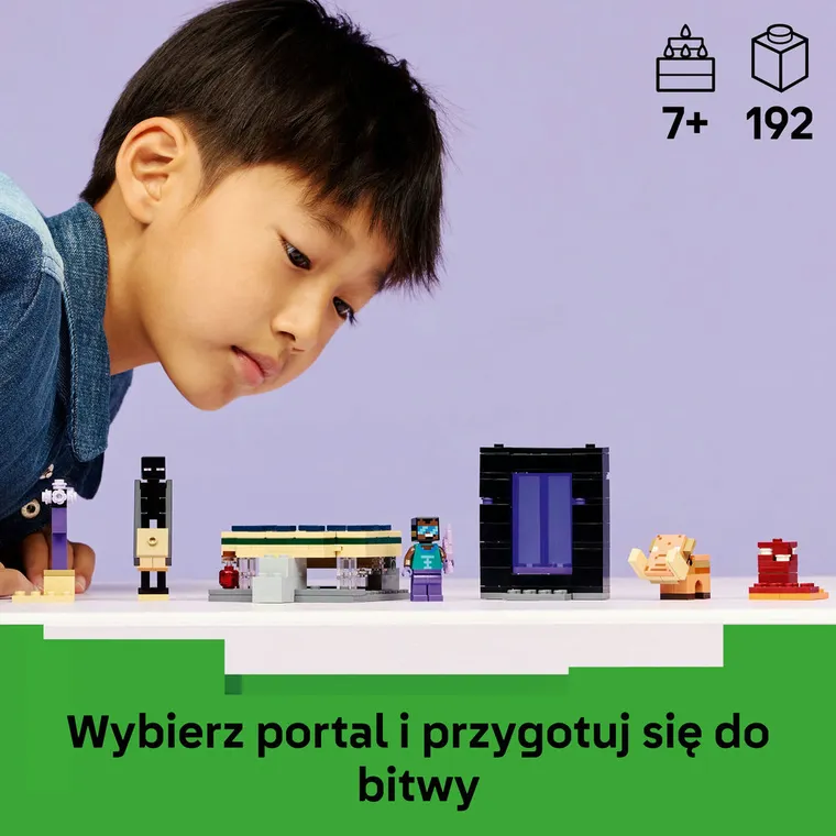 LEGO Minecraft, Podróż przez portal Netheru i Kresu, 21584
