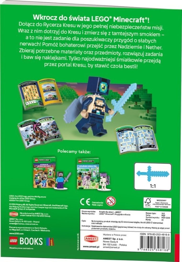 Lego Minecraft. Przygoda w Kresie + figurka