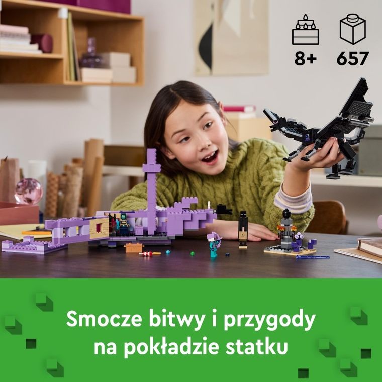 LEGO Minecraft, Smok Kresu i statek Kresu, 21264