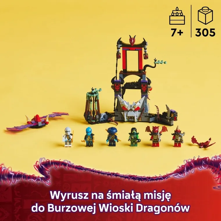 LEGO NINJAGO, Burzowa wioska Dragonów, 71841