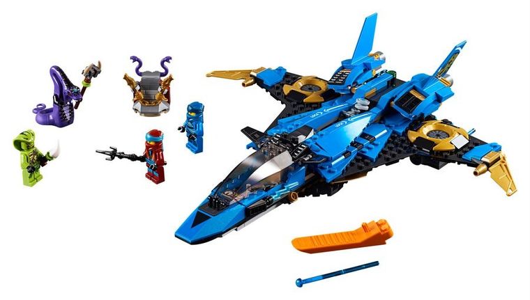 LEGO NINJAGO, Burzowy myśliwiec Jaya, 70668