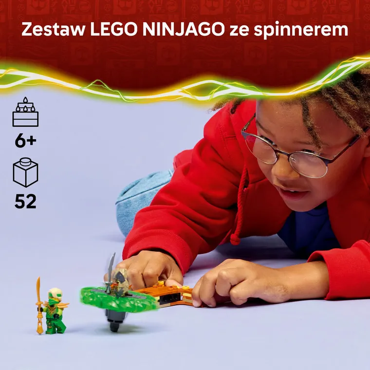 LEGO NINJAGO, Lloyd kontra ziemny potwór na spinnerze, 71850