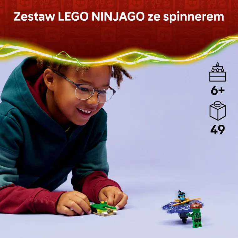 LEGO NINJAGO, Nya kontra zmutowany potwór na spinnerze, 71849