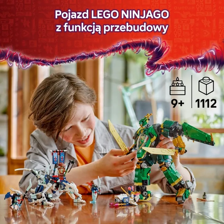 LEGO NINJAGO, Odrzutowy mech Lloyda, 71845