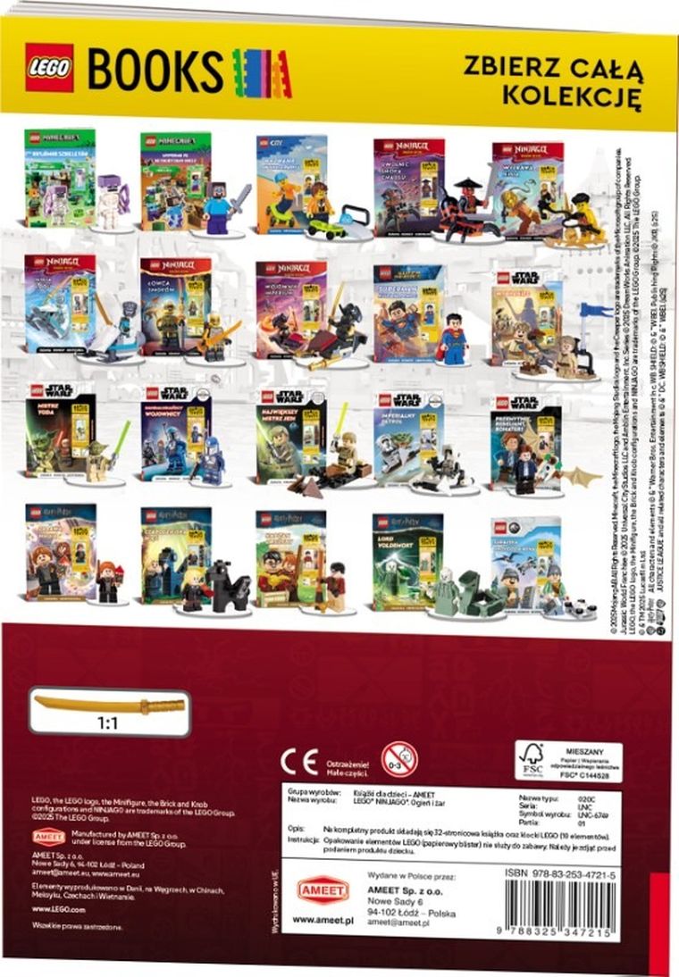 LEGO Ninjago. Ogień i Żar + figurka