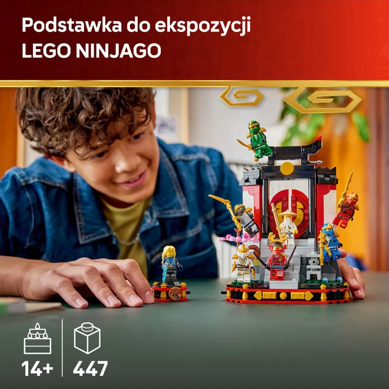 LEGO NINJAGO, Ozdoba z postaciami ninja - 15-lecie, 71866