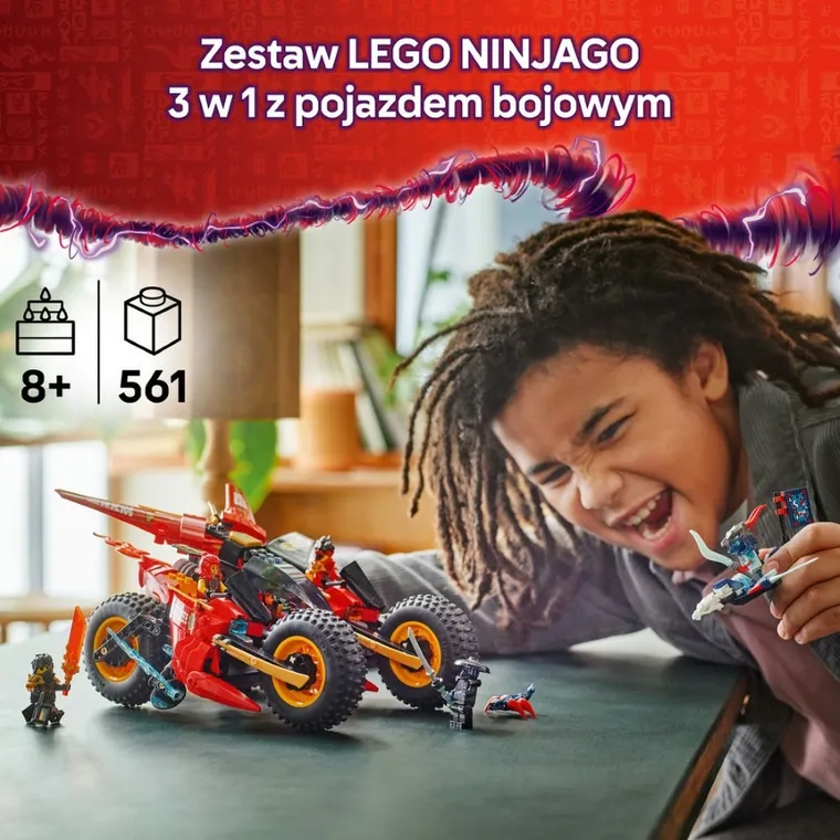 LEGO NINJAGO, Pojazd bojowy ninja, 71844