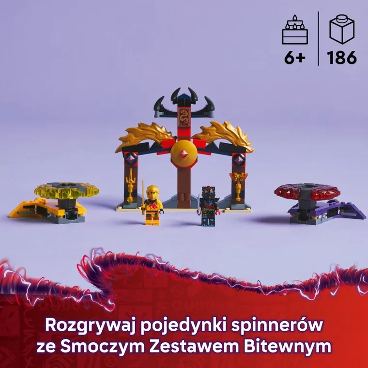 LEGO NINJAGO, Smocze Spinjitzu - zestaw bitewny, 71826