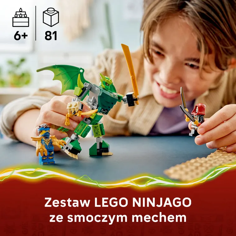 LEGO NINJAGO, Smoczy mech Lloyda - zestaw bitewny, 71862