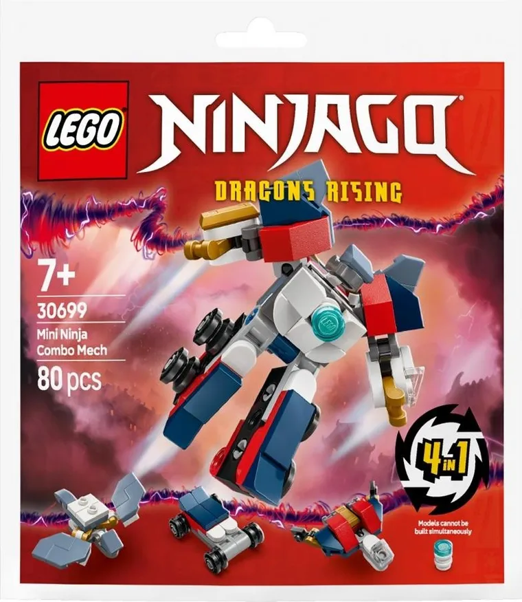 LEGO NINJAGO, Wielofunkcyjny minimech Ninja, 30699