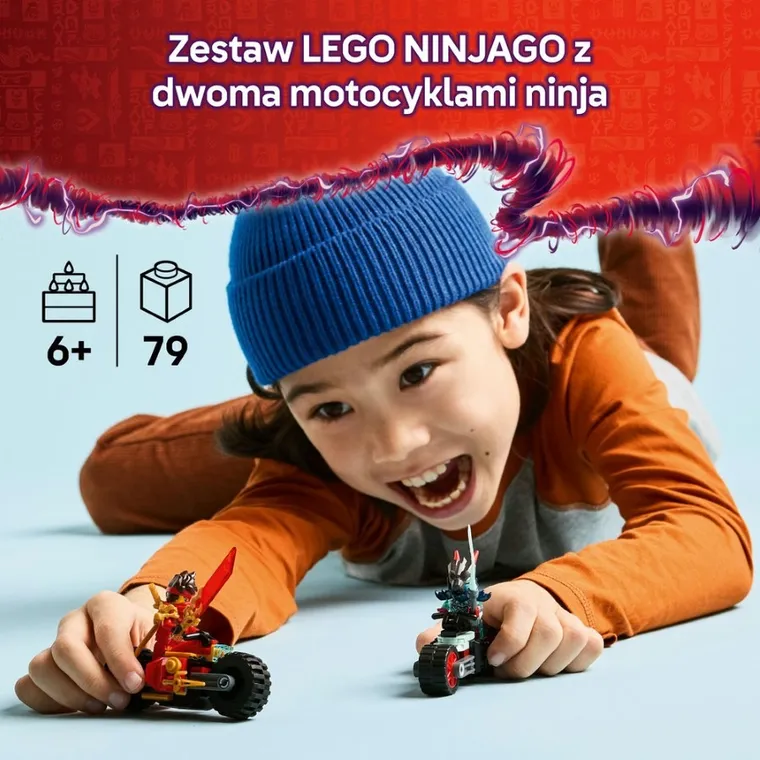 LEGO NINJAGO, Wyścig motocyklowy Kaia, 71838