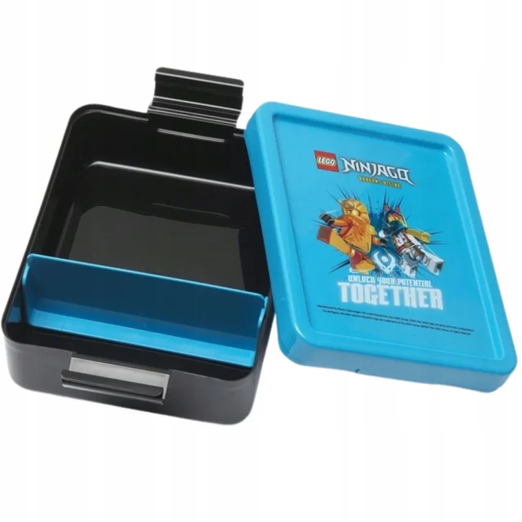 LEGO Ninjago, zestaw: lunchbox + bidon, 390 ml