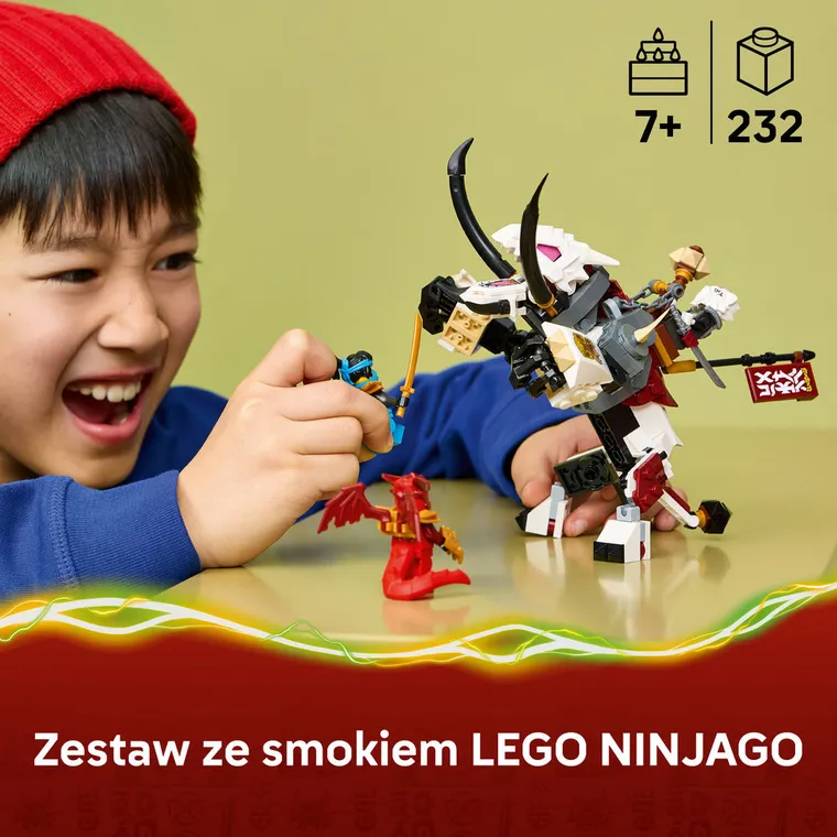 LEGO NINJAGO, Zilvar i smocza bestia Grimtak, 71863