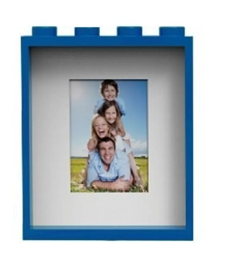 LEGO, ramka na zdjęcia 10-15, niebieska