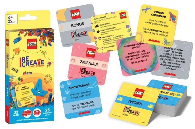 LEGO Recreate. Karty wyzwań. Lato