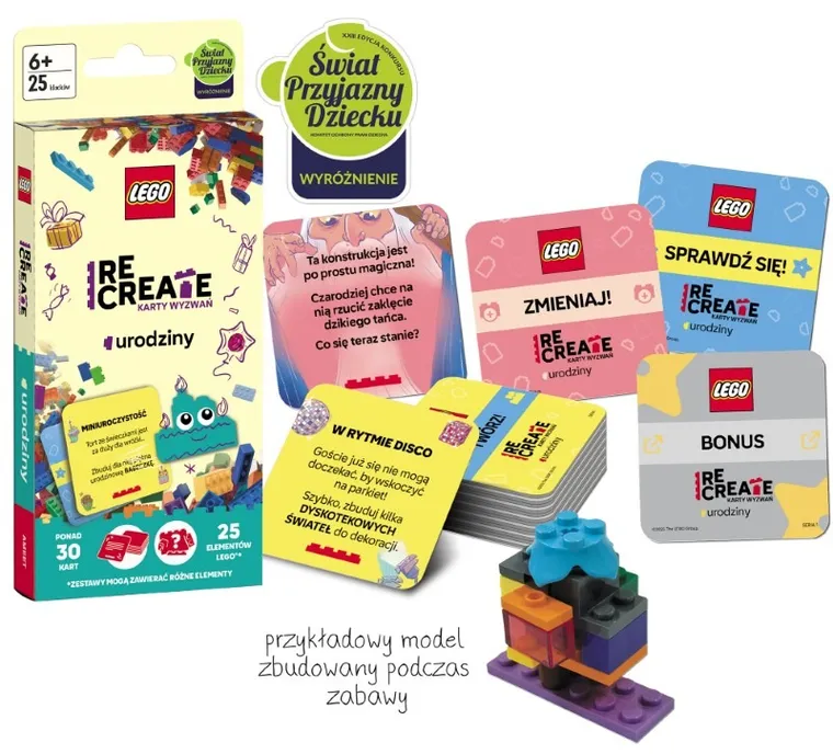 LEGO Recreate. Karty wyzwań. Urodziny