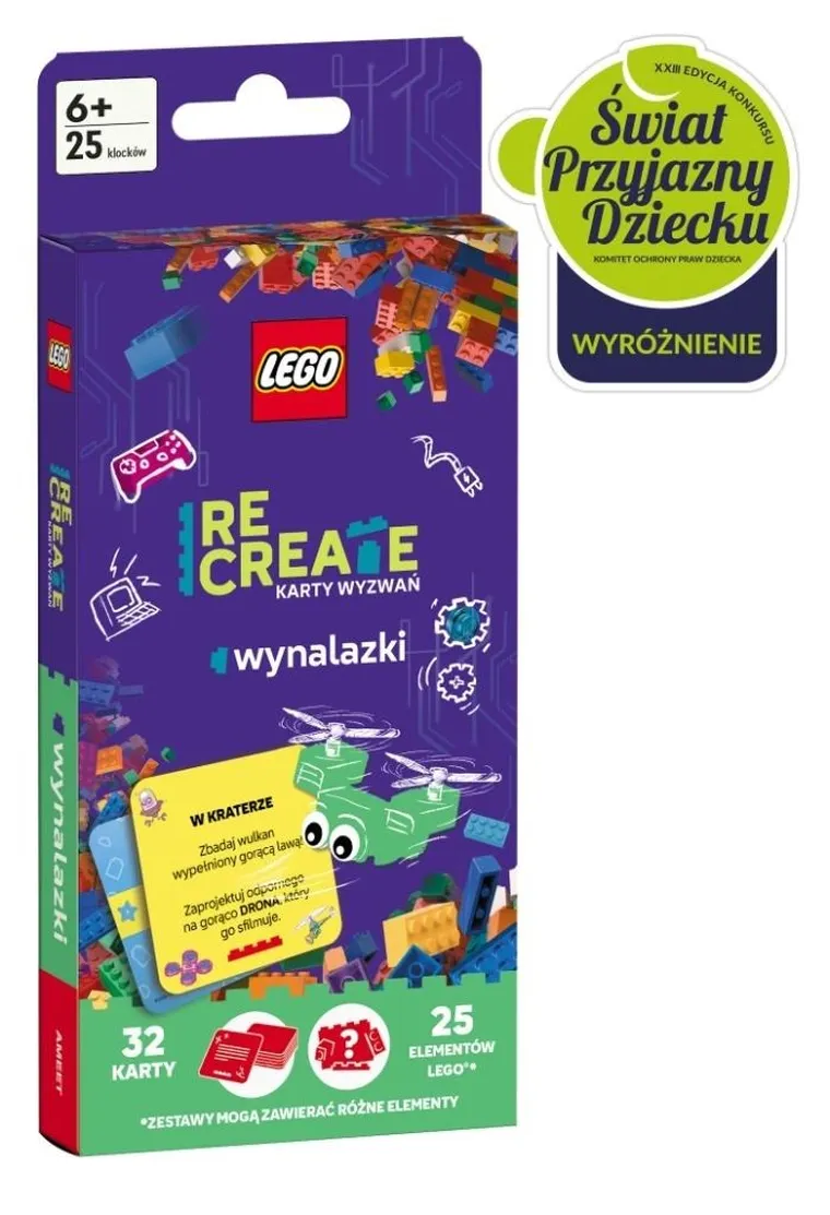 LEGO Recreate. Karty wyzwań. Wynalazki