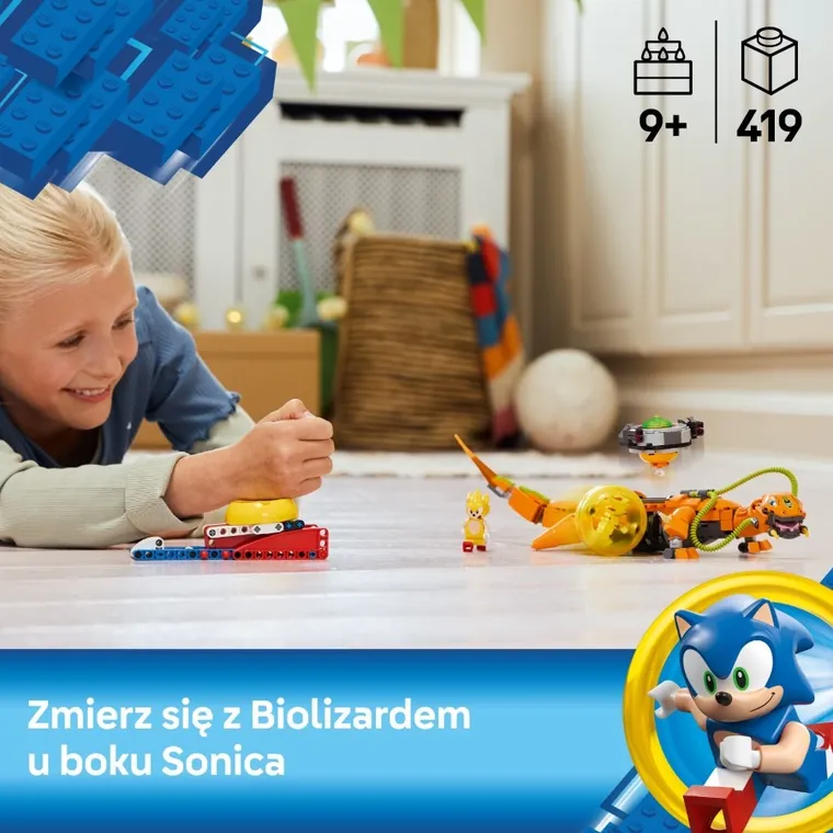 LEGO Sonic The Hedgehog, Super Shadow kontra Biolizard, 77003