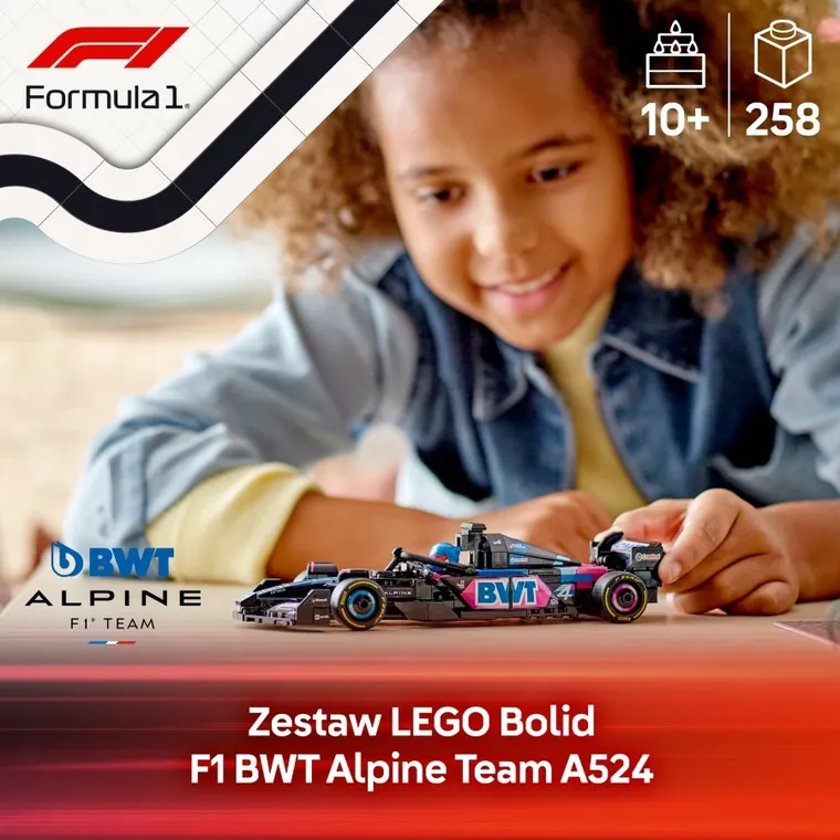 LEGO Speed Champions, Bolid F1 BWT Alpine Team A524, 77248