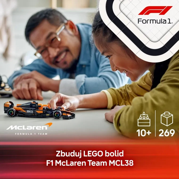 LEGO Speed Champions, Bolid F1 McLaren Team MCL38, 77251