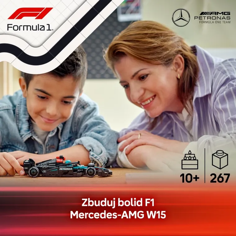 LEGO Speed Champions, Bolid F1 Mercedes-AMG W15, 77244