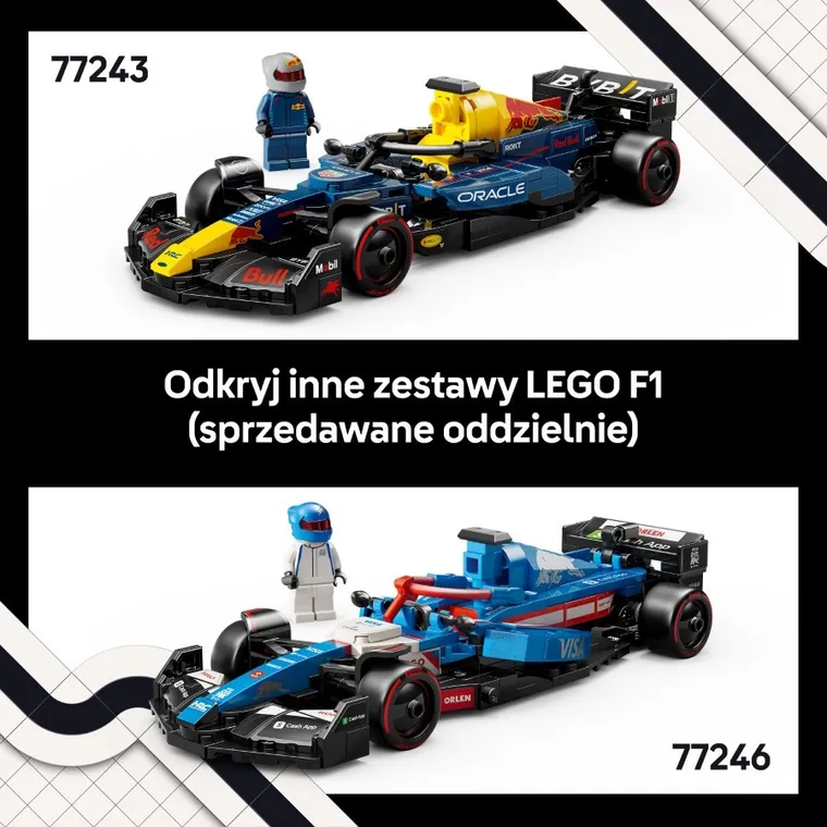 LEGO Speed Champions, Bolid F1 Oracle Red Bull Racing RB20, 77243