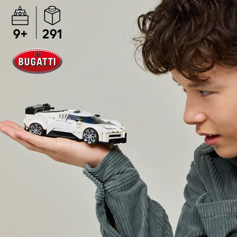 LEGO Speed Champions, Hipersamochód Bugatti Centodieci, 77240