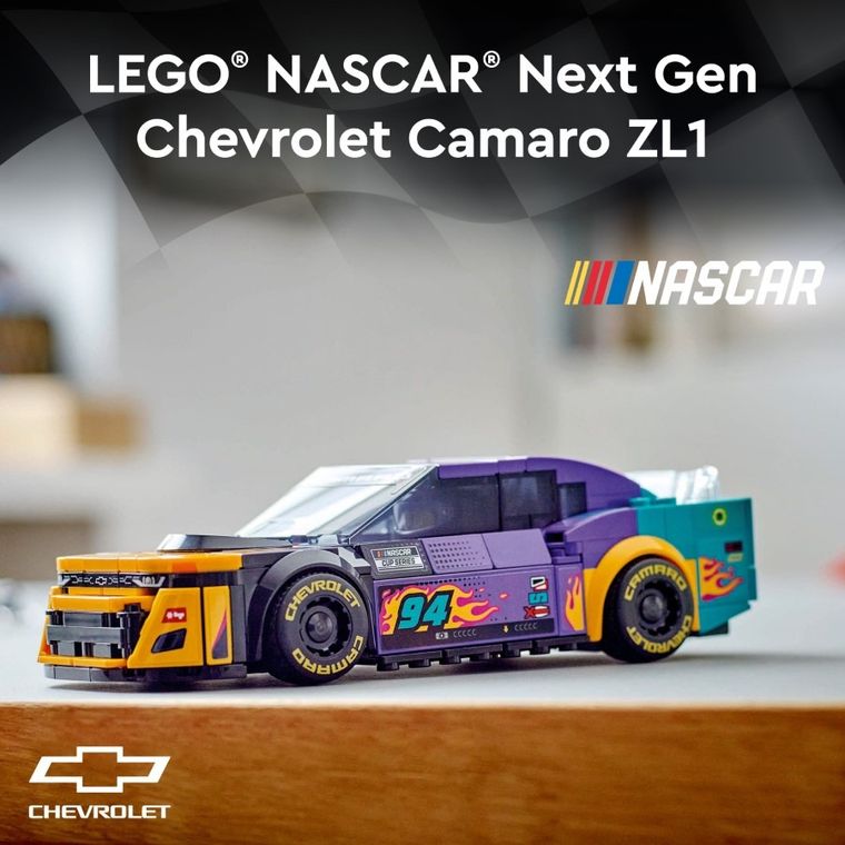 LEGO Speed Champions, NASCAR Next Gen Chevrolet Camaro ZL1, 76935