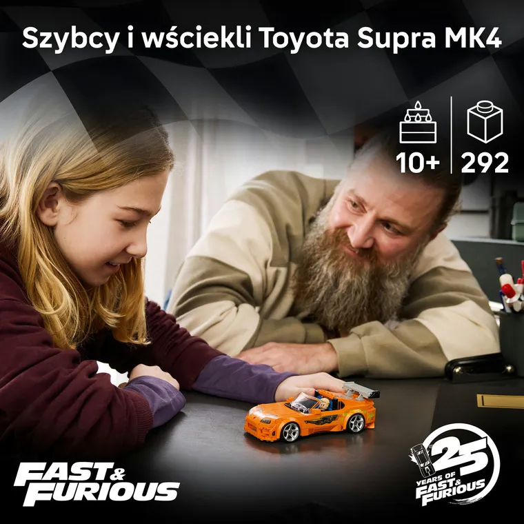 LEGO Speed Champions, Szybcy i wściekli Toyota Supra MK4, 77260