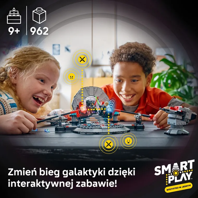 LEGO Star Wars, SMART Play: Pojedynek w sali tronowej i A-Wing, 75427