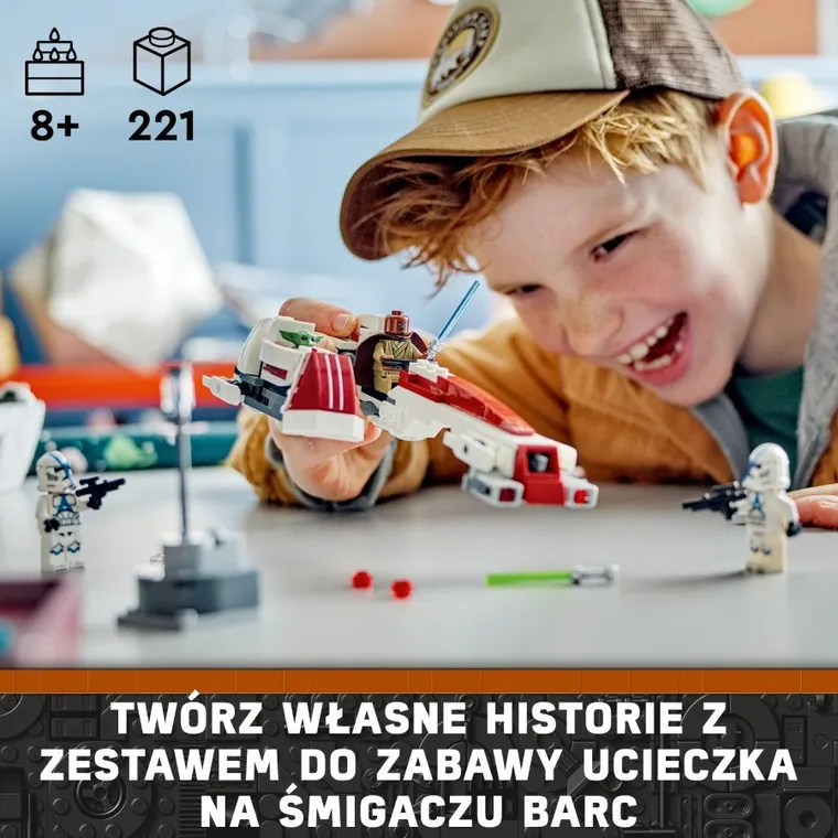 LEGO Star Wars, Ucieczka na śmigaczu BARC, 75378